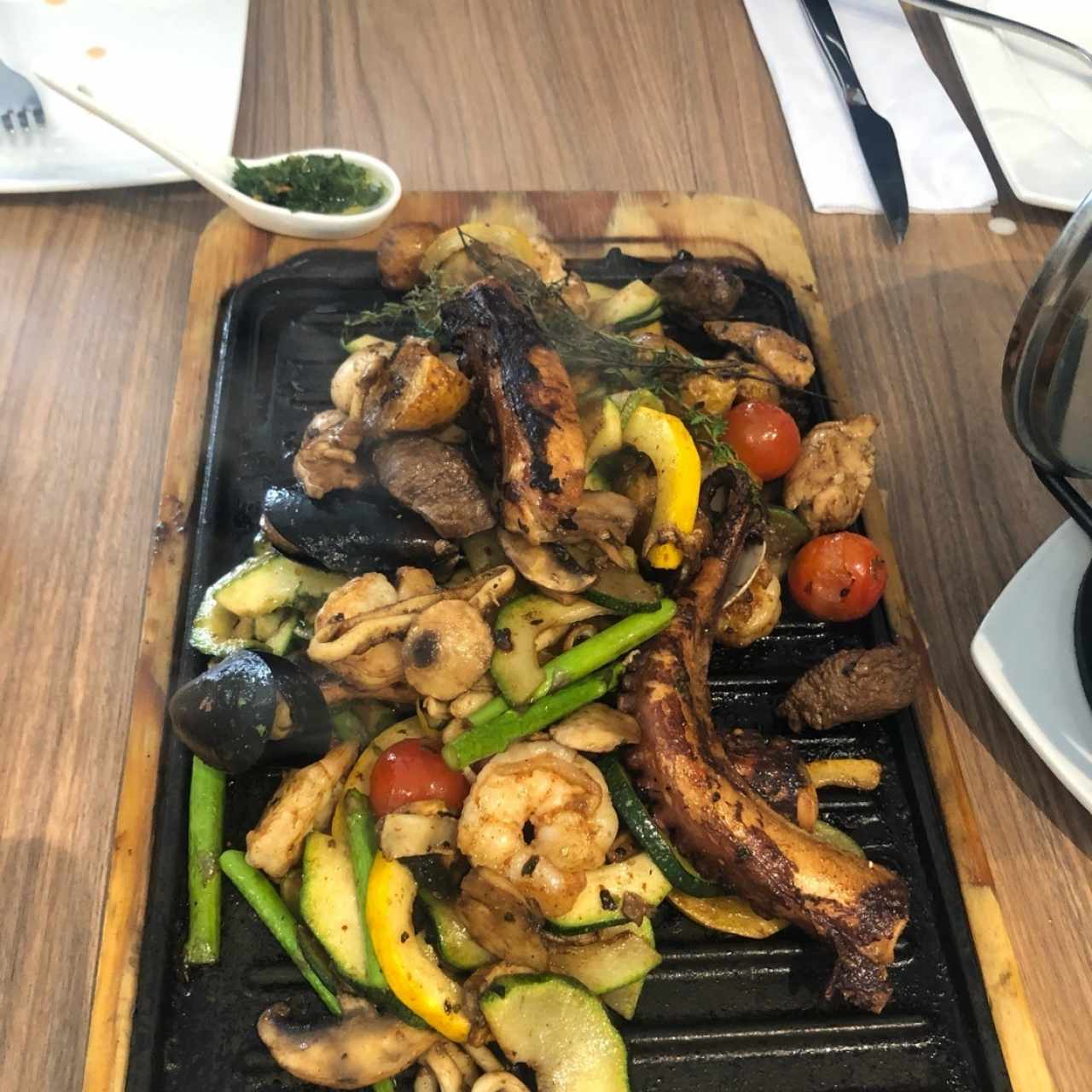 parrillada mar y tierra
