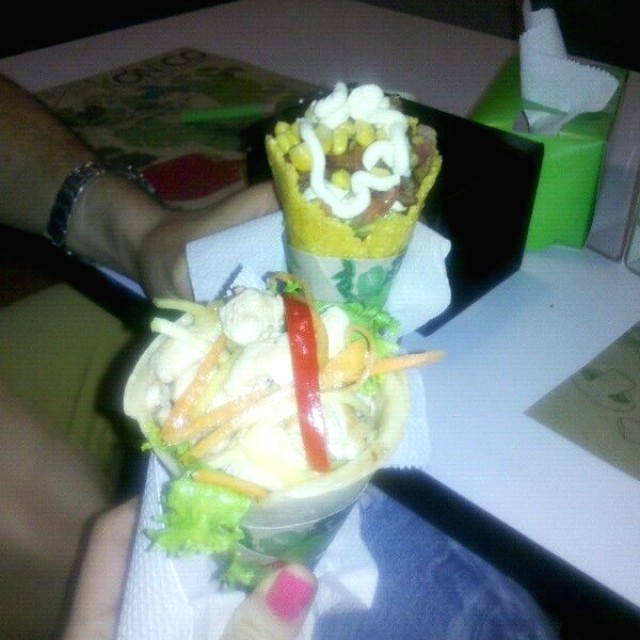 Solomito de bufalo y pollo thai
