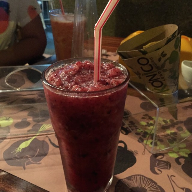 Jugo frutos rojos