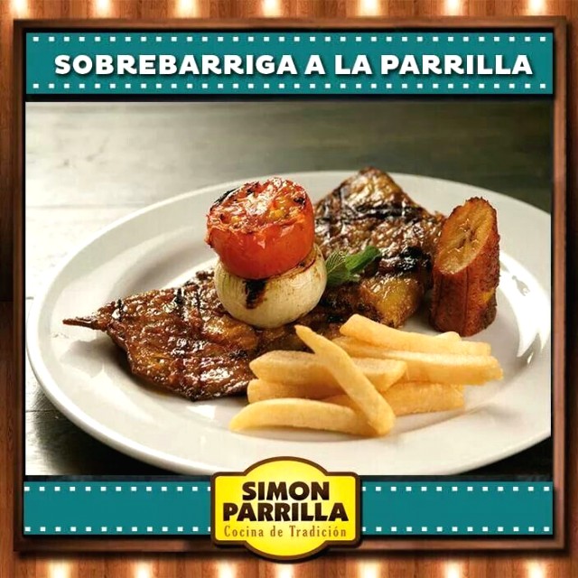 Sobrebarriga a la parrilla