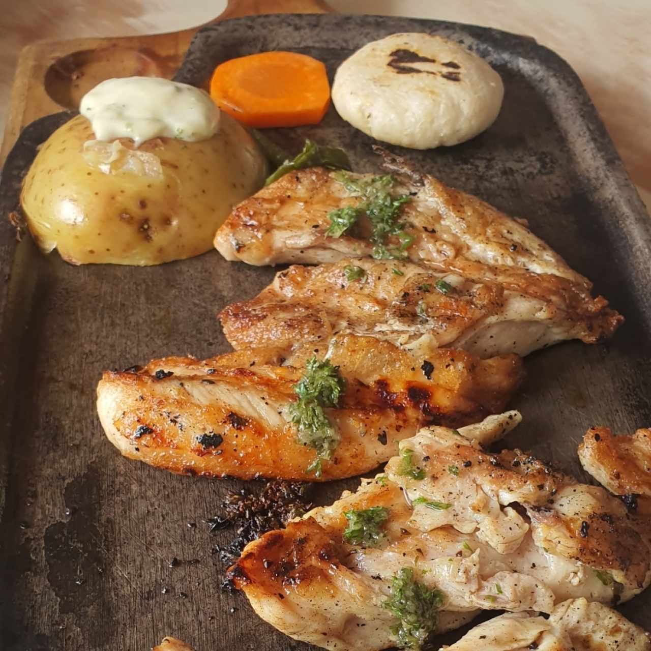 Pollo a la plancha