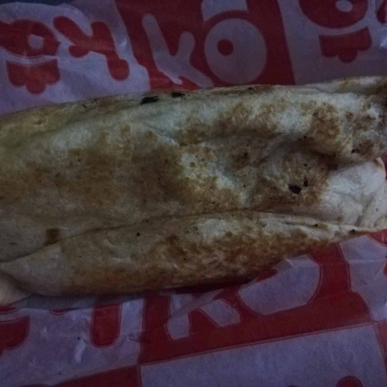 un burrito de pollo