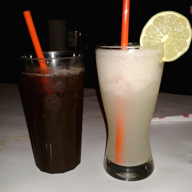 Te Helado y Limonado de Coco