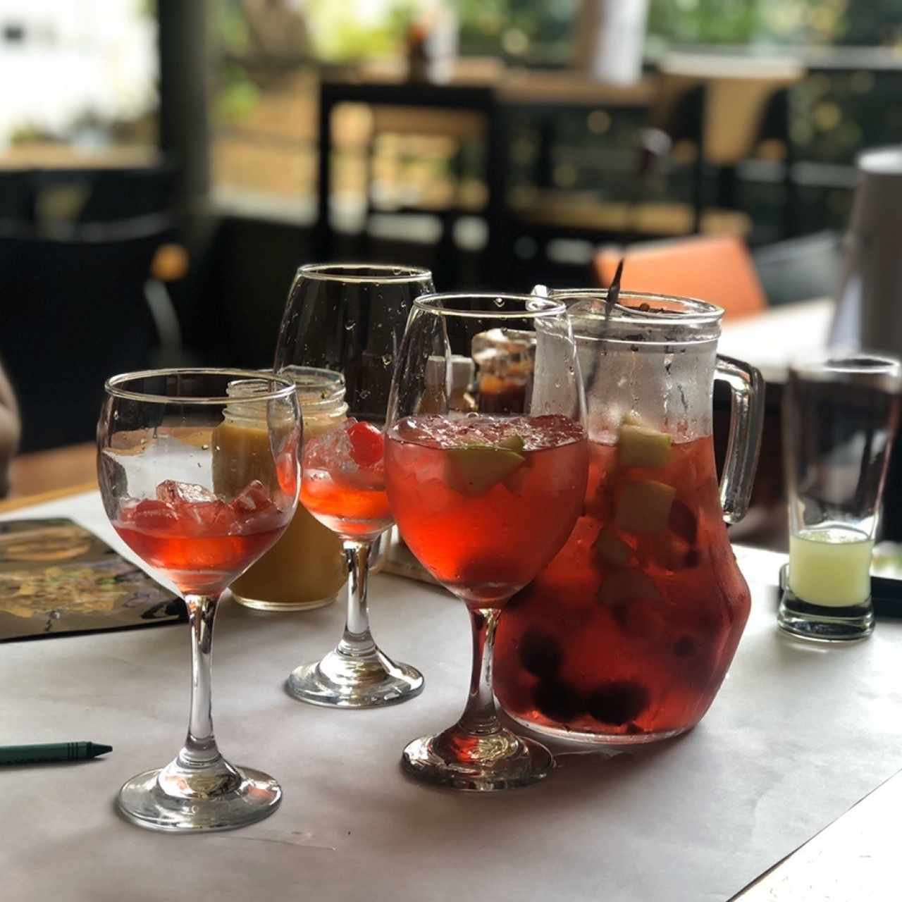 Sangria de vino rosado 