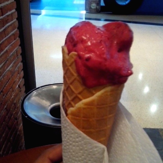 Helado de mora