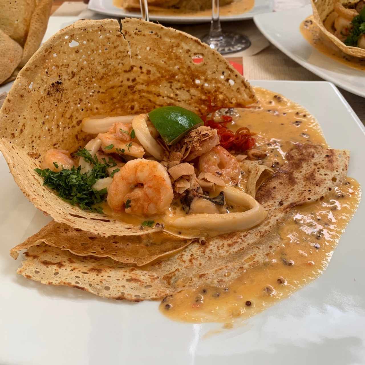 encocado de mariscos