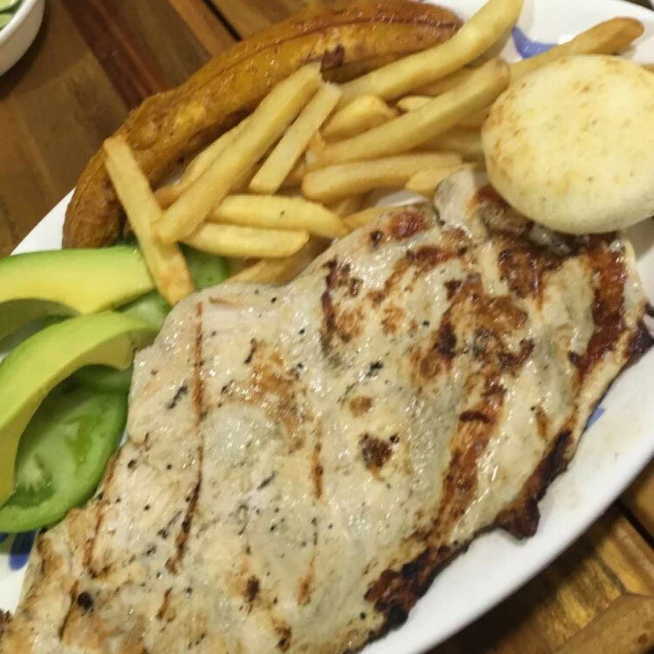 Pollo a la plancha
