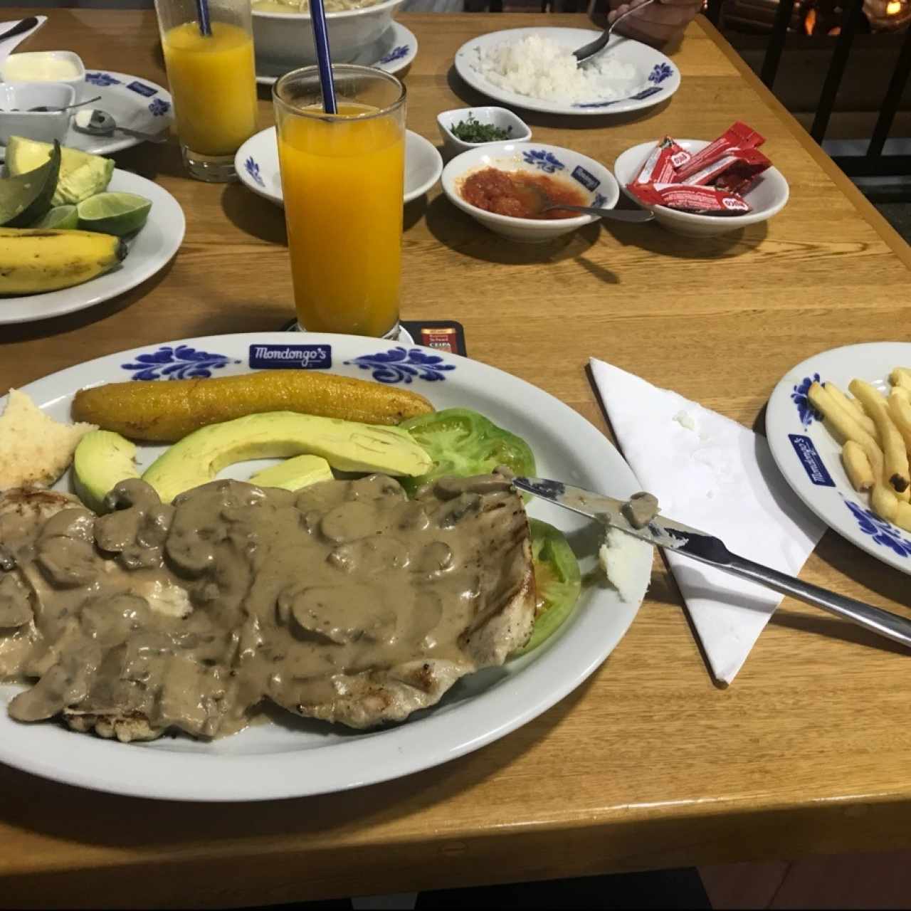 Pollo portobello 