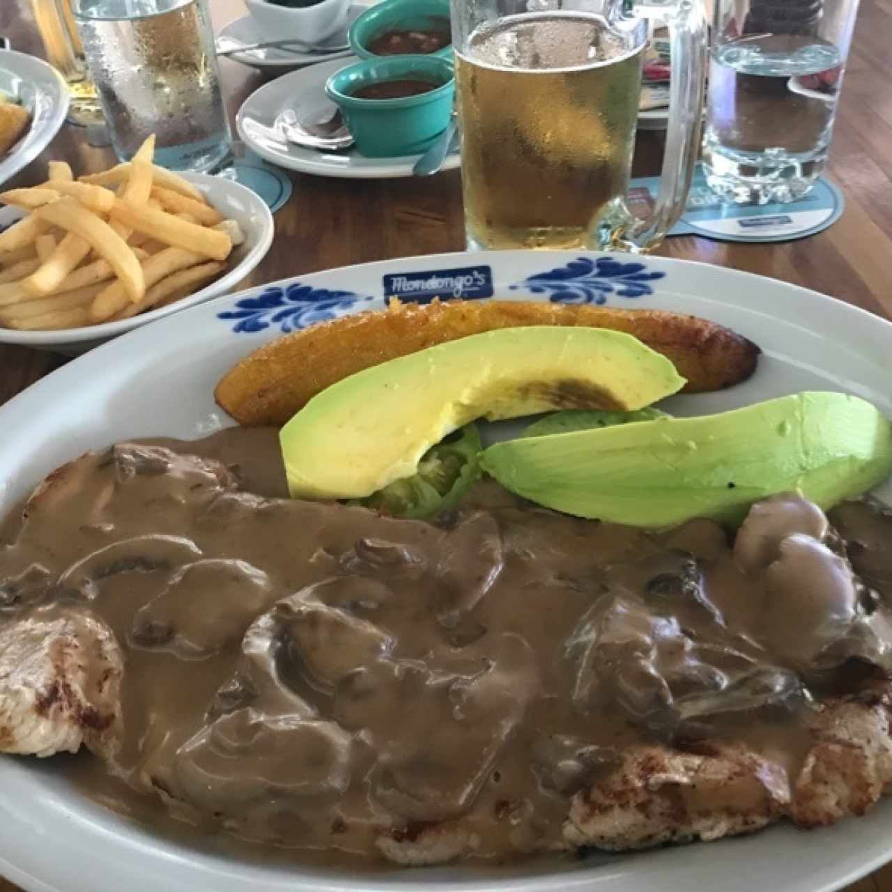 puerco en chapiñones 