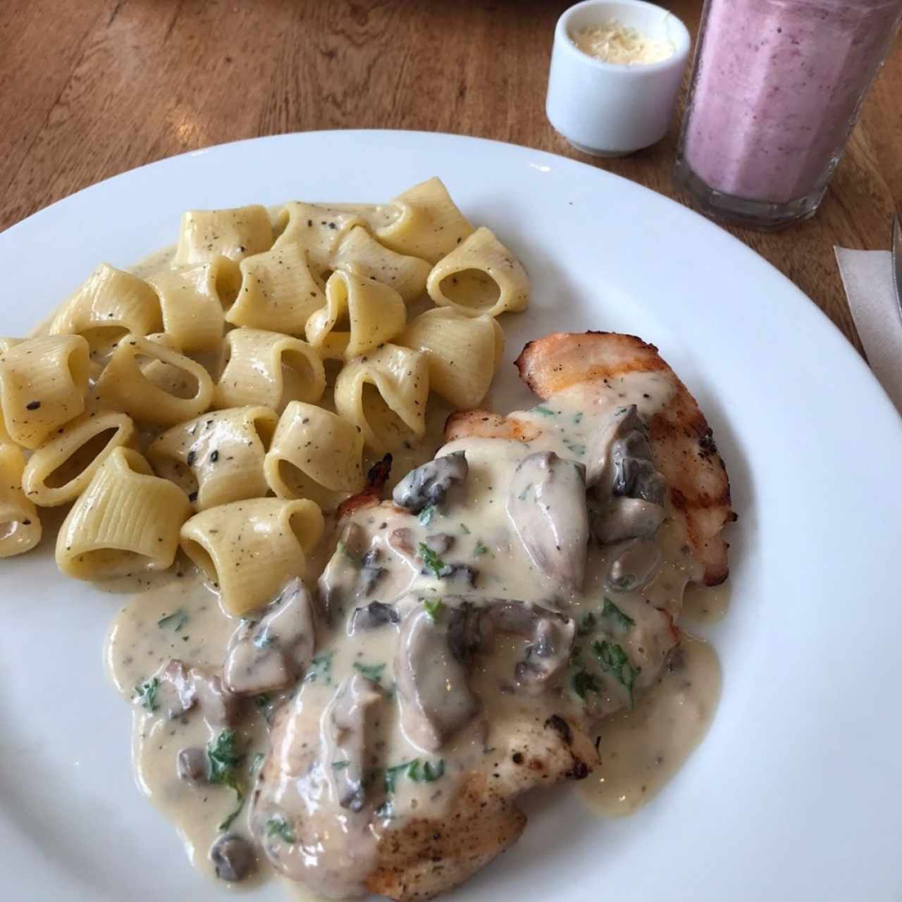 Pollo trufado
