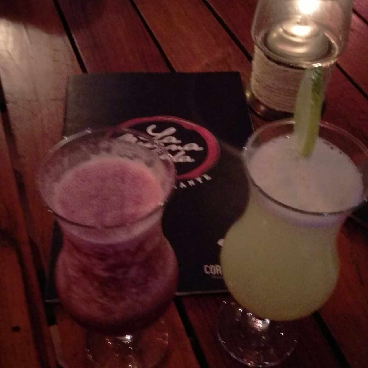 jugo de uva y limonada