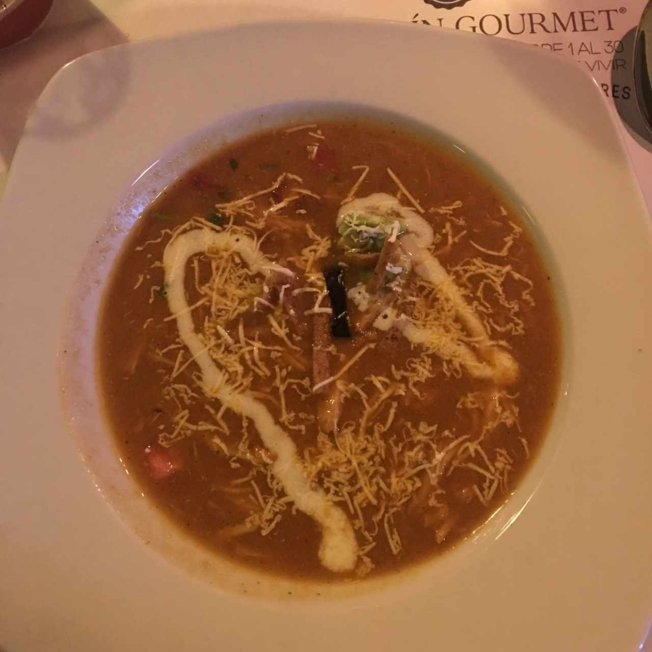 sopa azteca