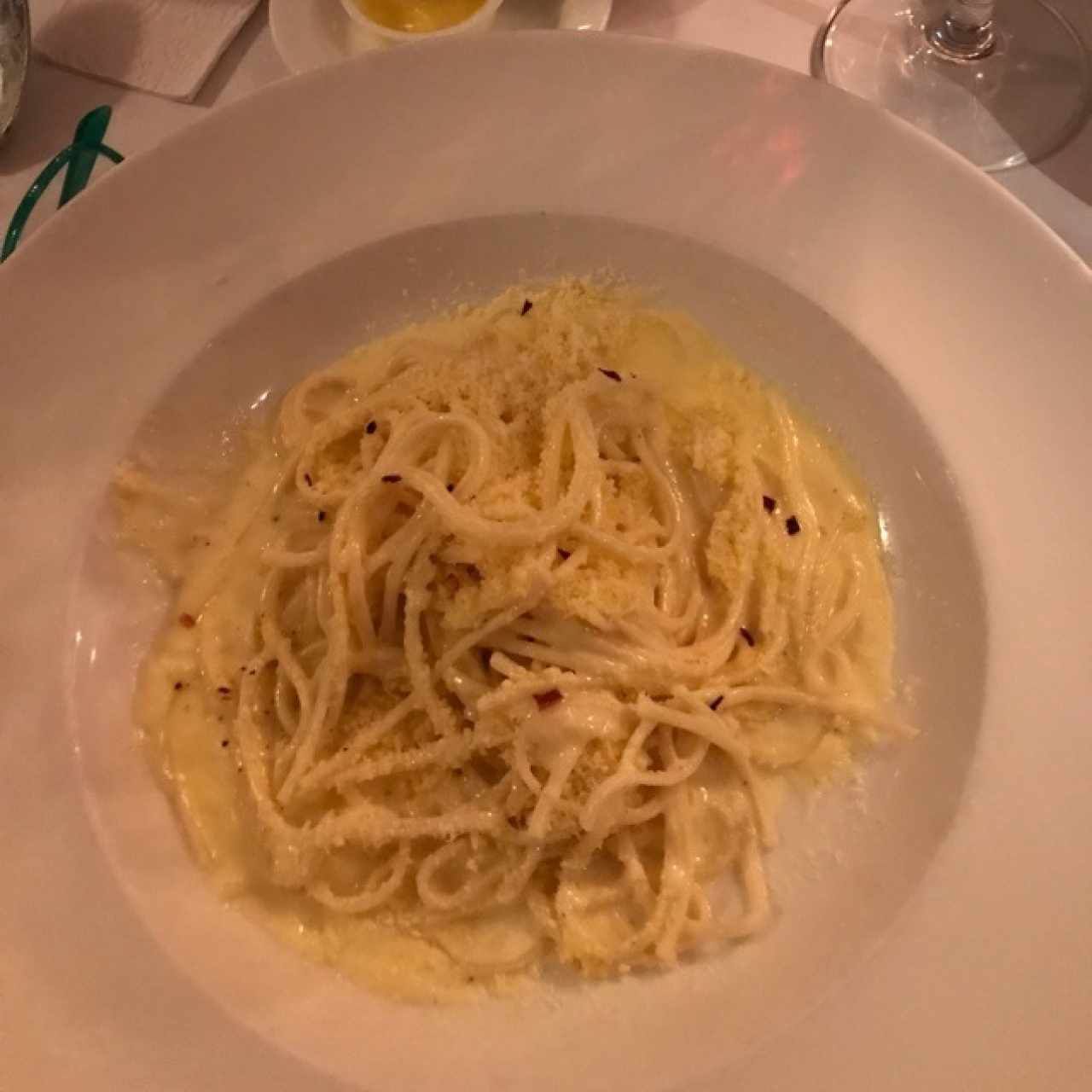 espaguetti alfredo