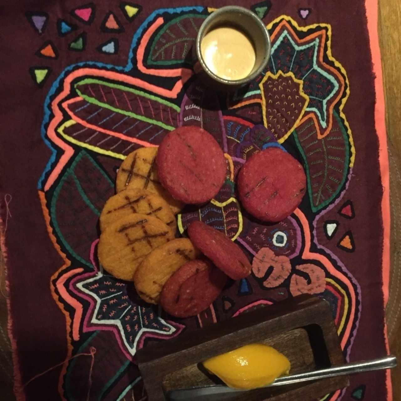 arepa de remolacha y zanahoria