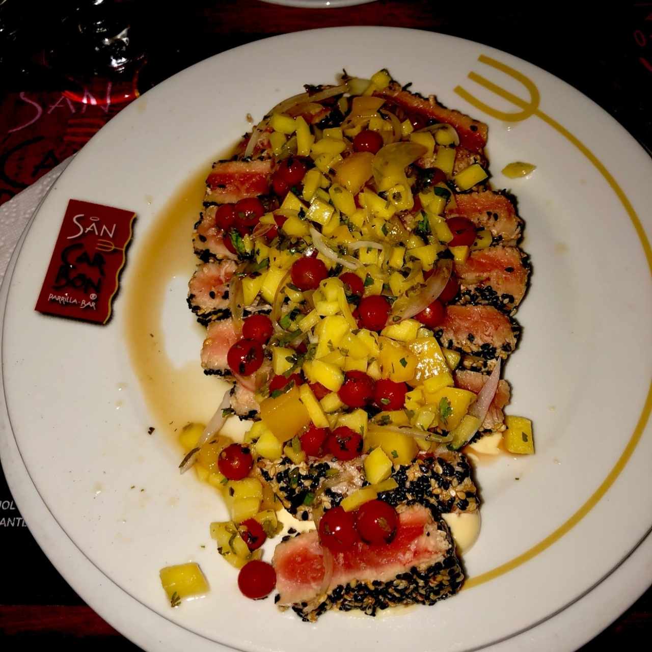atun selkado en costra de ajonjoli ‘TATAMI’