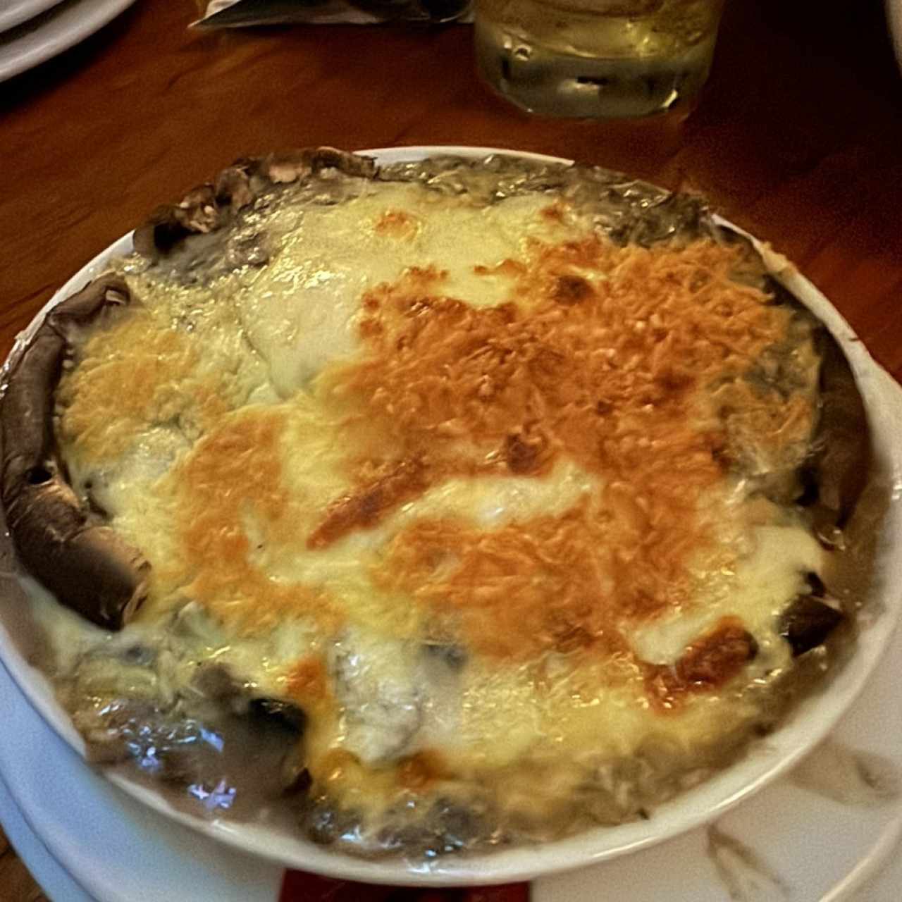 Cazuela de platano gratinado