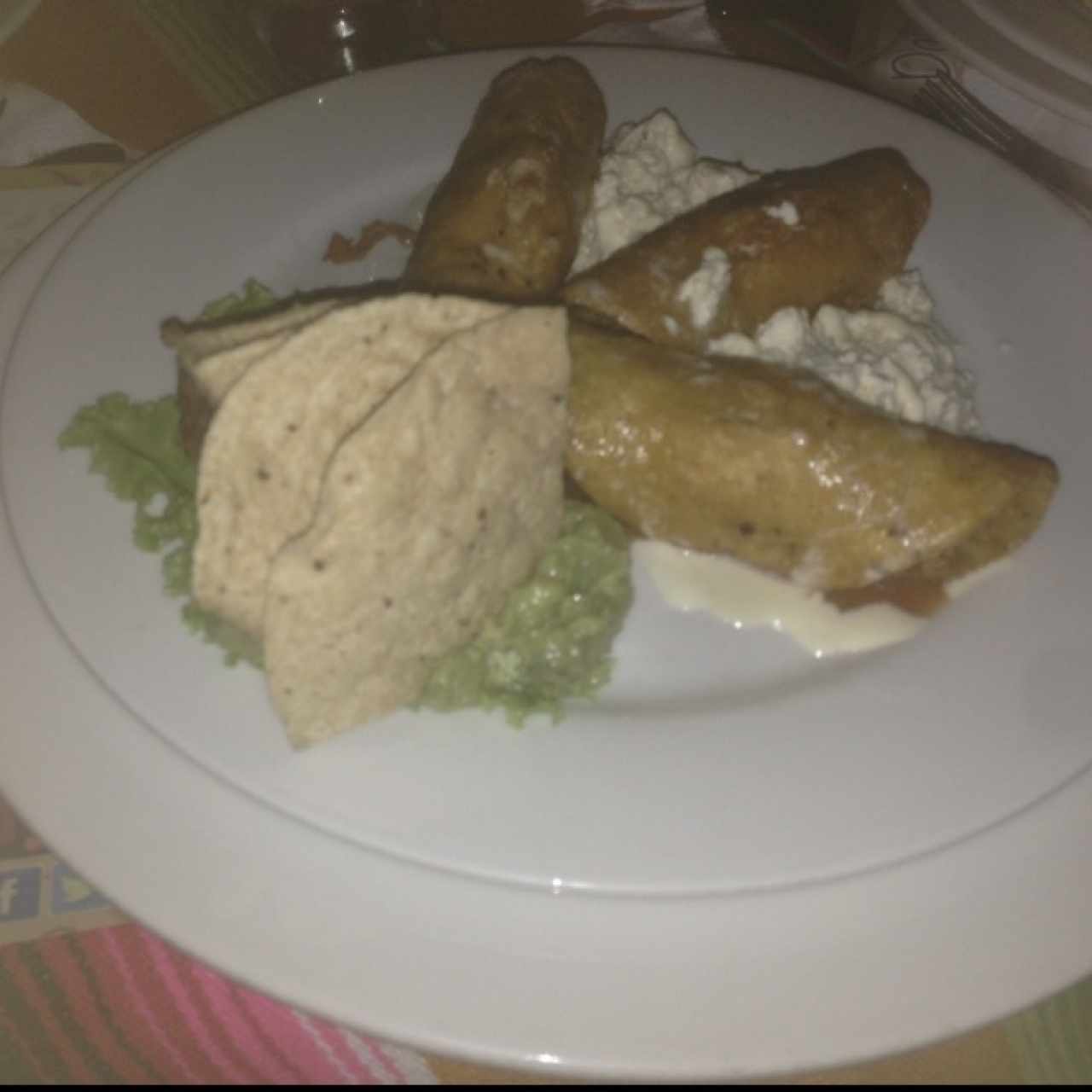 flautas de pollo