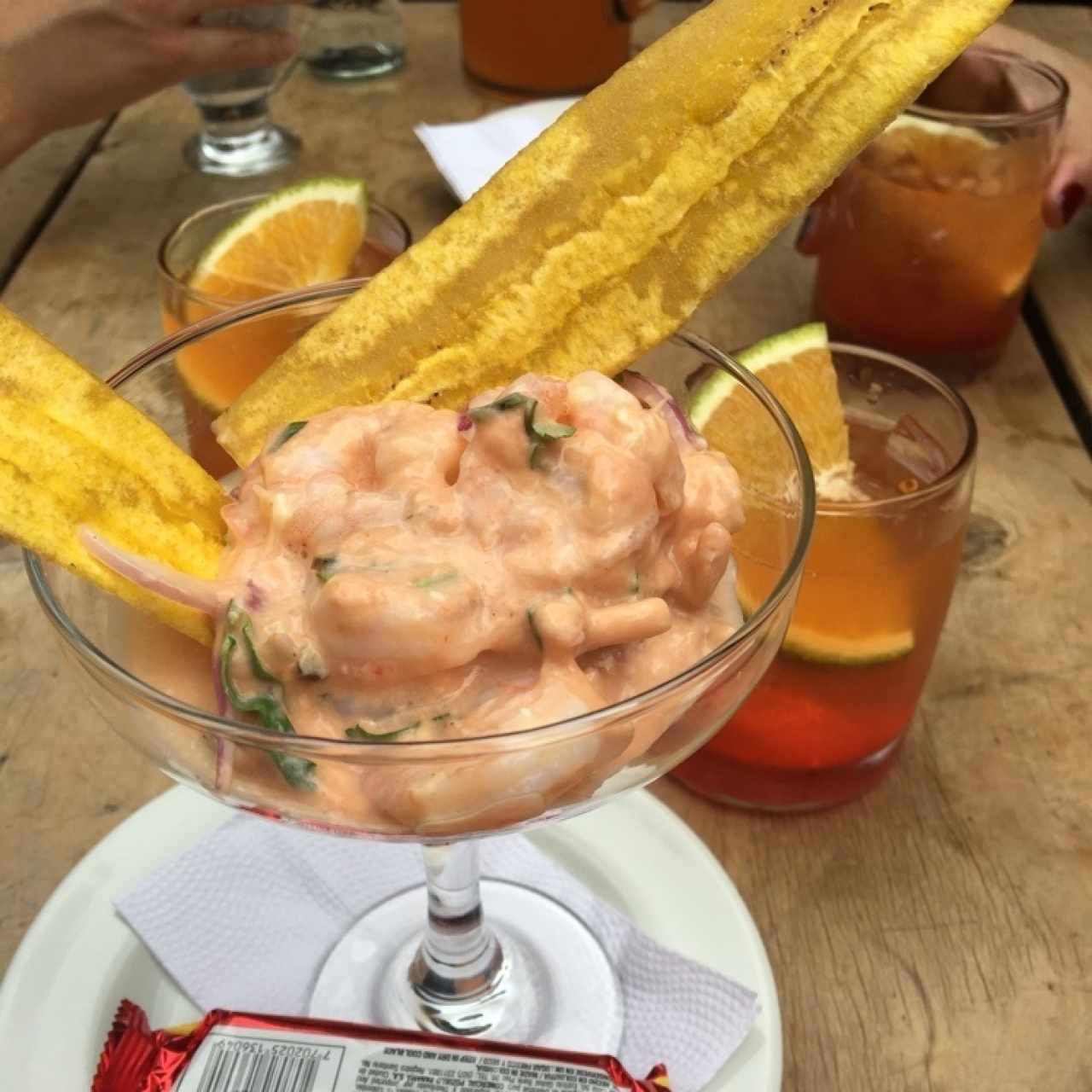 Coctel de camarones