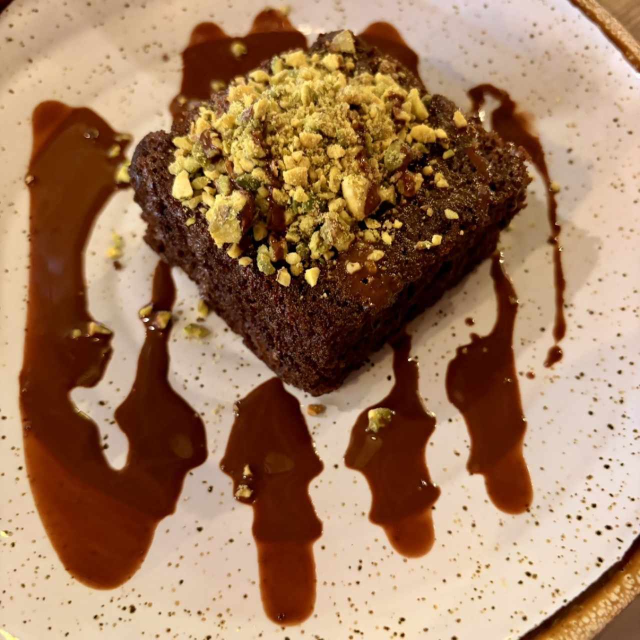 Brownie de pistacho