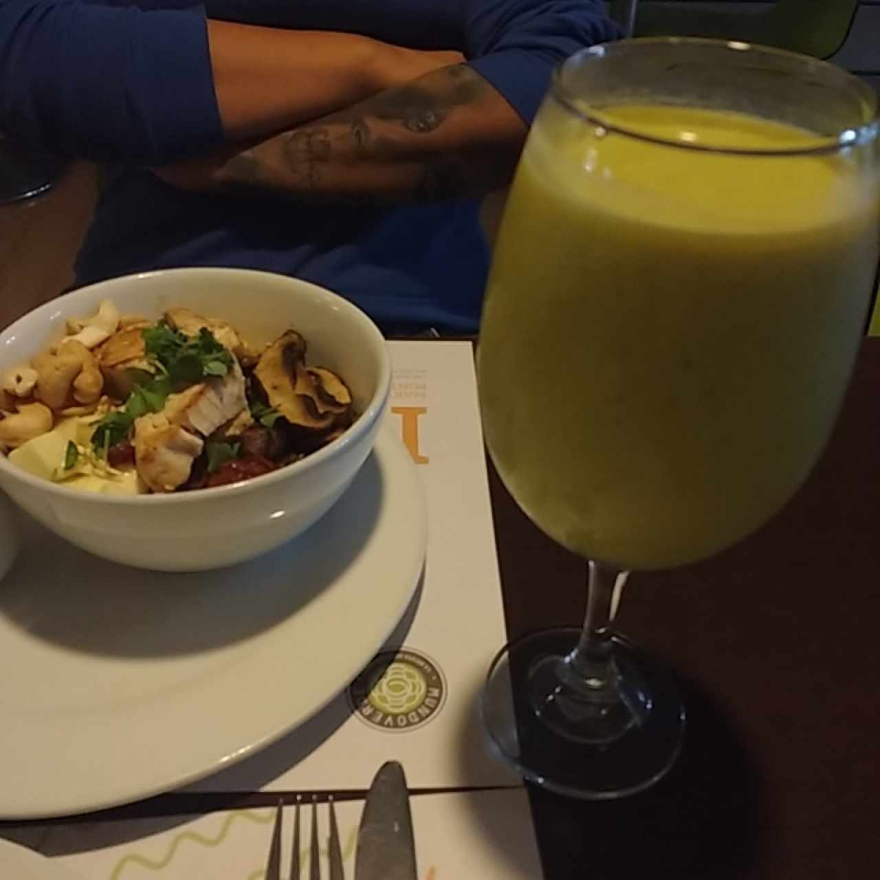 batido El verde de maracuya