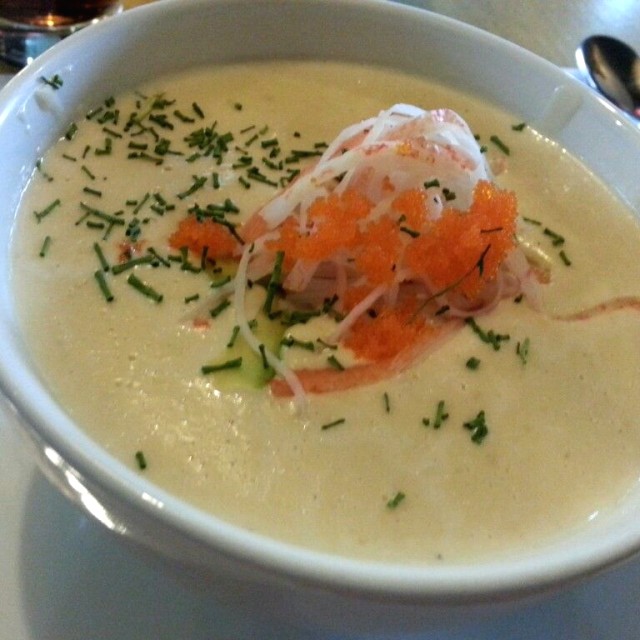 Crema de mariscos 