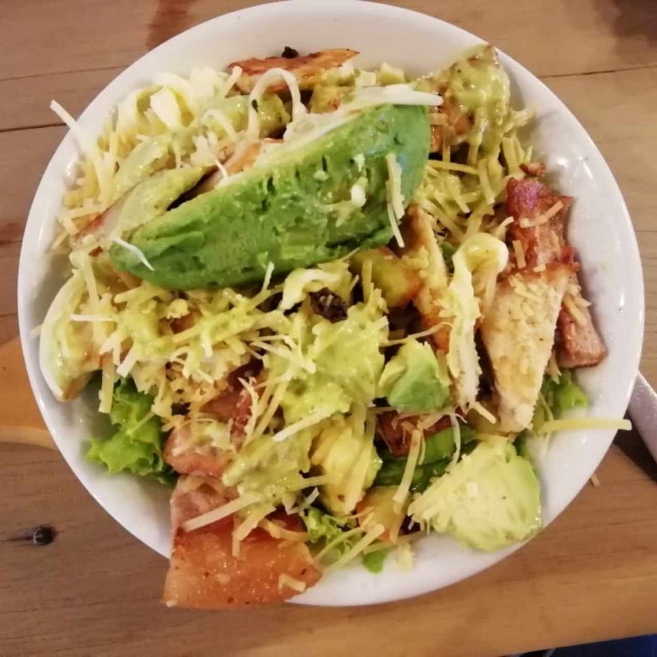 Ensalada rancherito con pollo