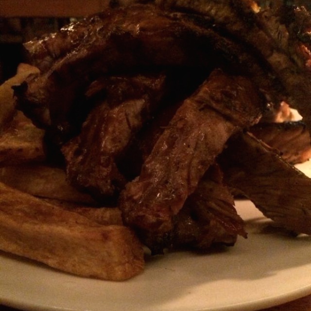 Costillas y papas