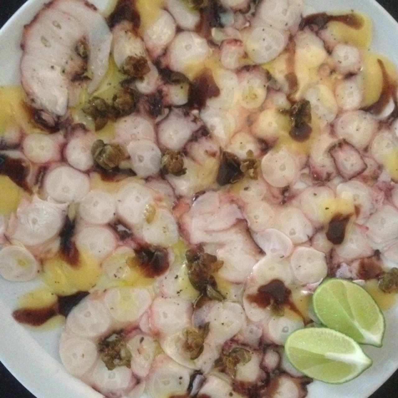 carpaccio de pulpo