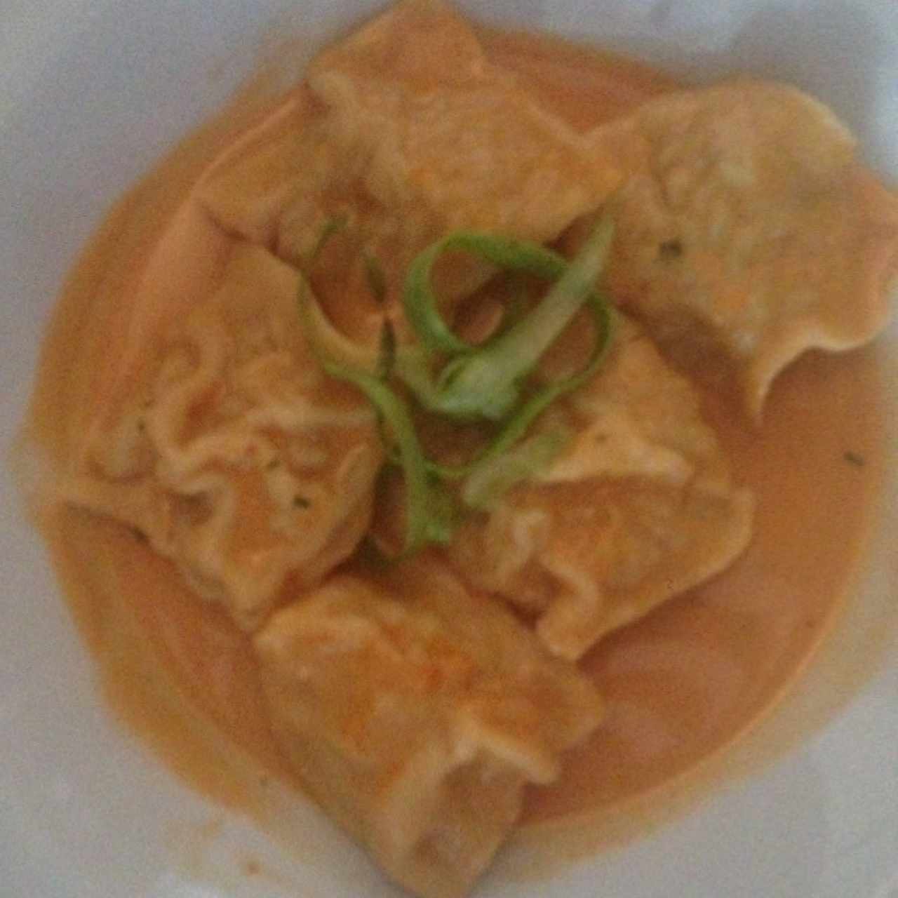 Ravioles de Langostinos