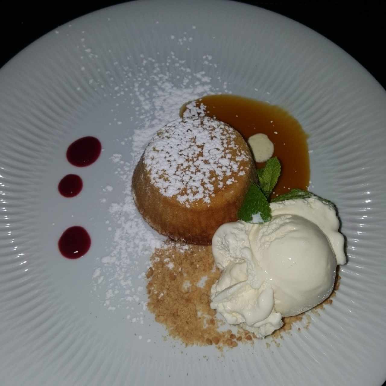Natilla con helado