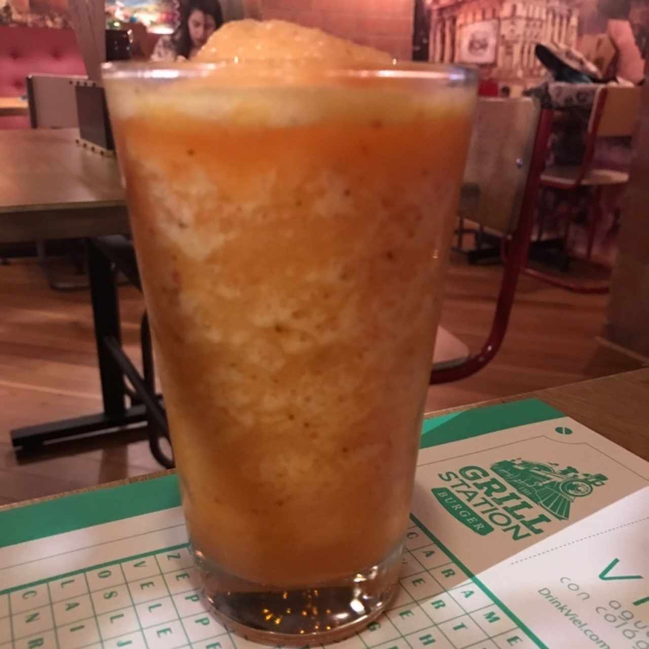 Jugo de mandarina y fesas
