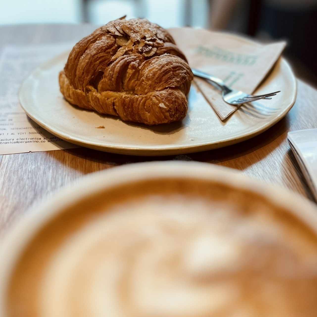 Croissant almendras 