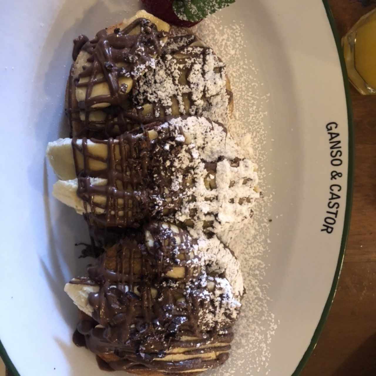 Pancakes de Nutella y Banano