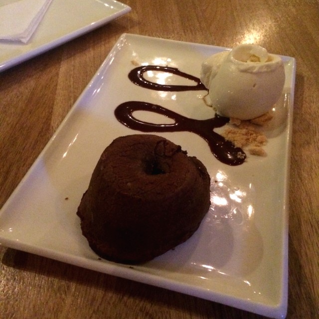Volcan de chocolate