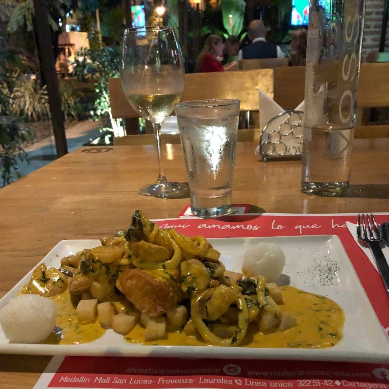 pescado al ají amarillo 