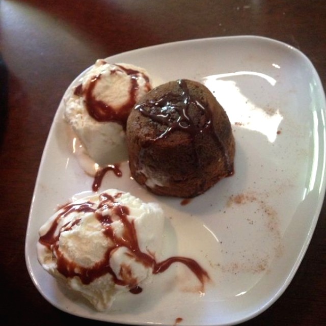 Volcán de chocolate