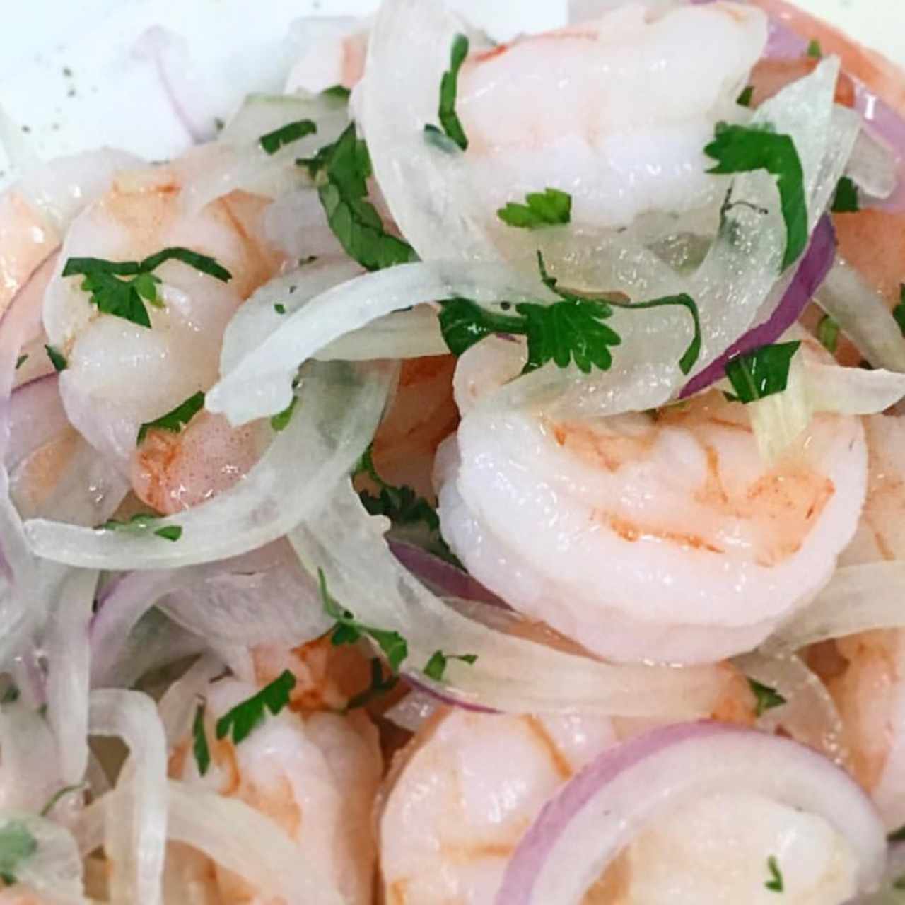 Ceviche de camarones