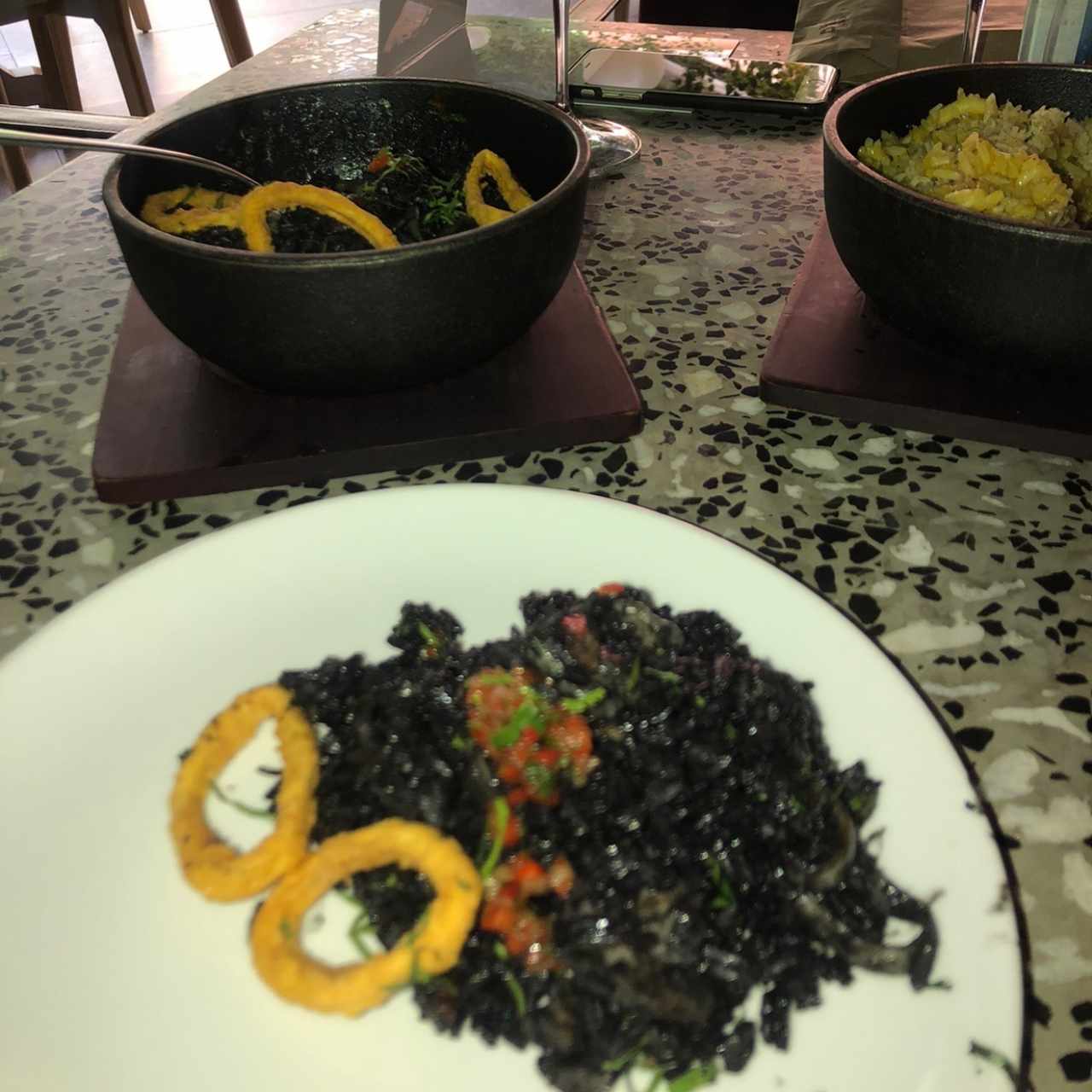 Arroz tinta de calamar