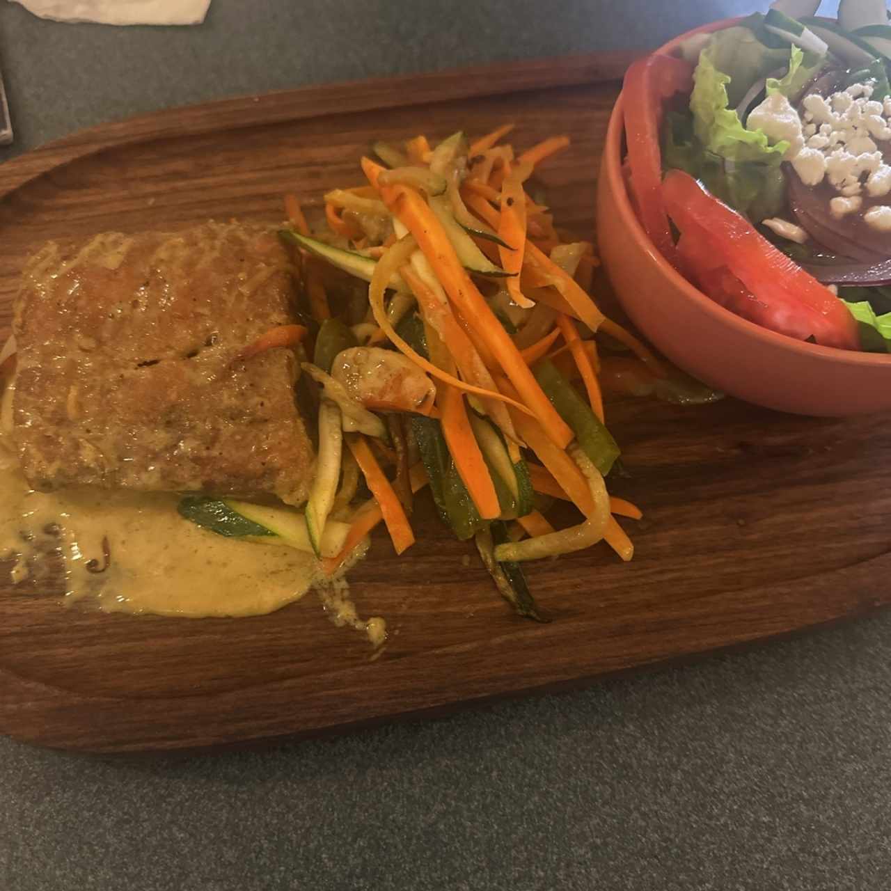 Filete de Corvina al curry 