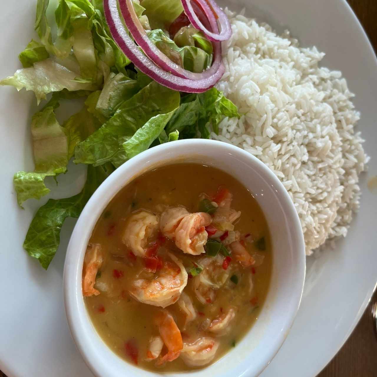 Especial Panameño al Ajillo de camarones