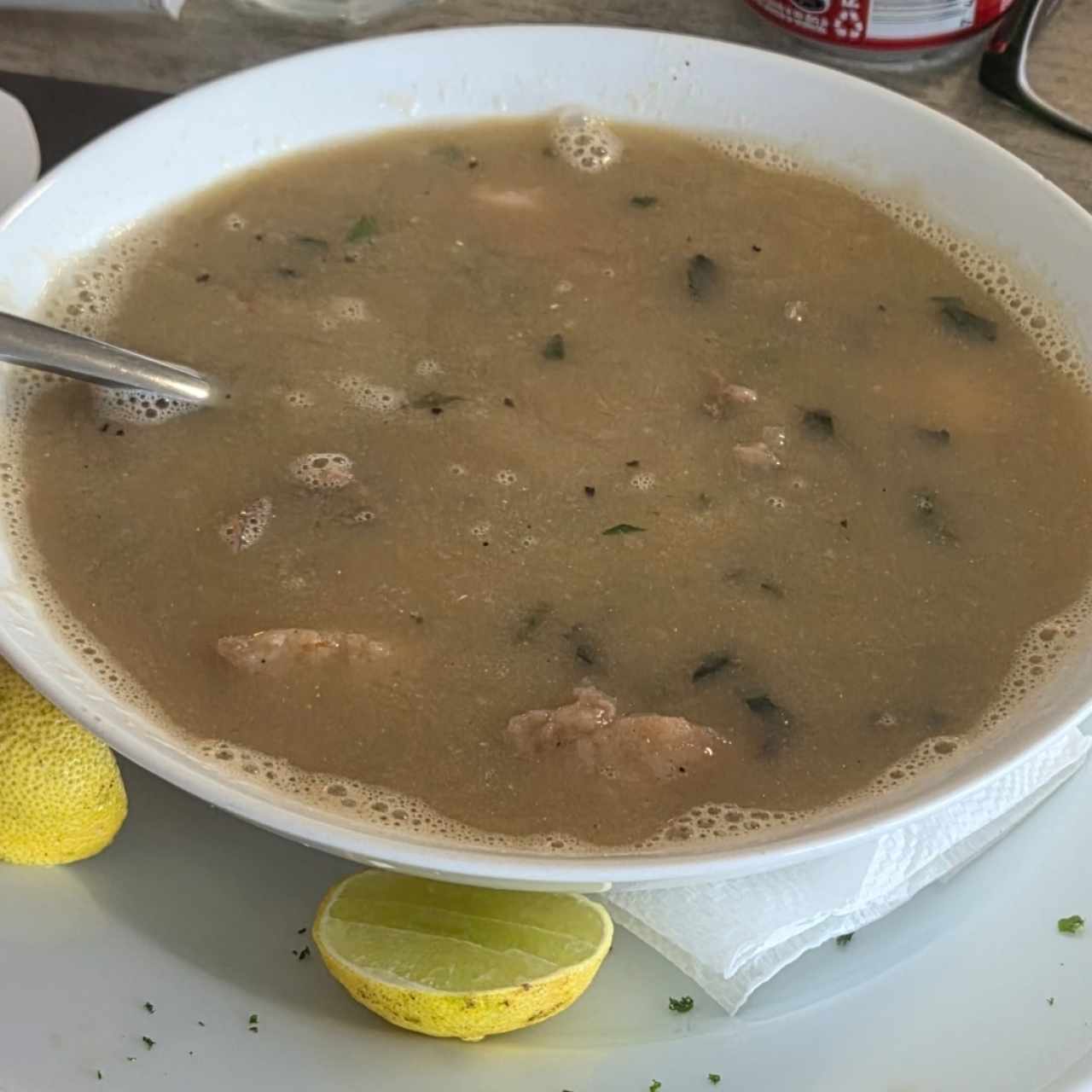ENTRADAS - Sopa de mariscos