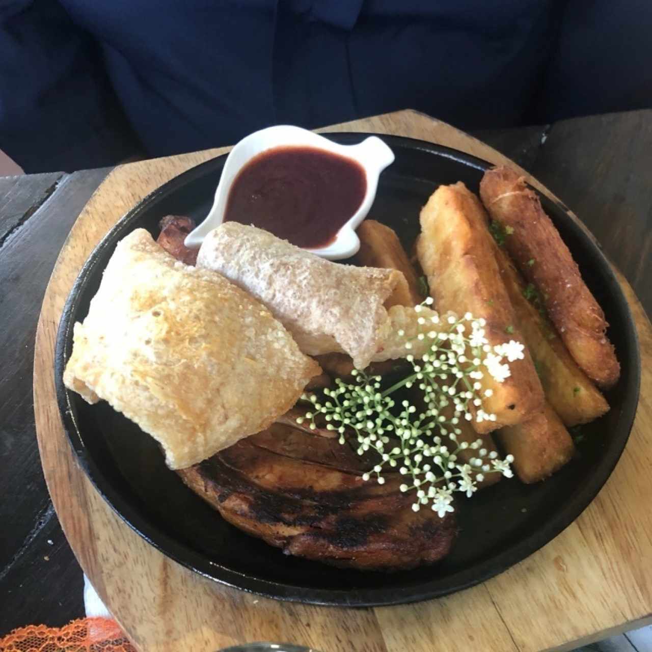 chuleta con yuca