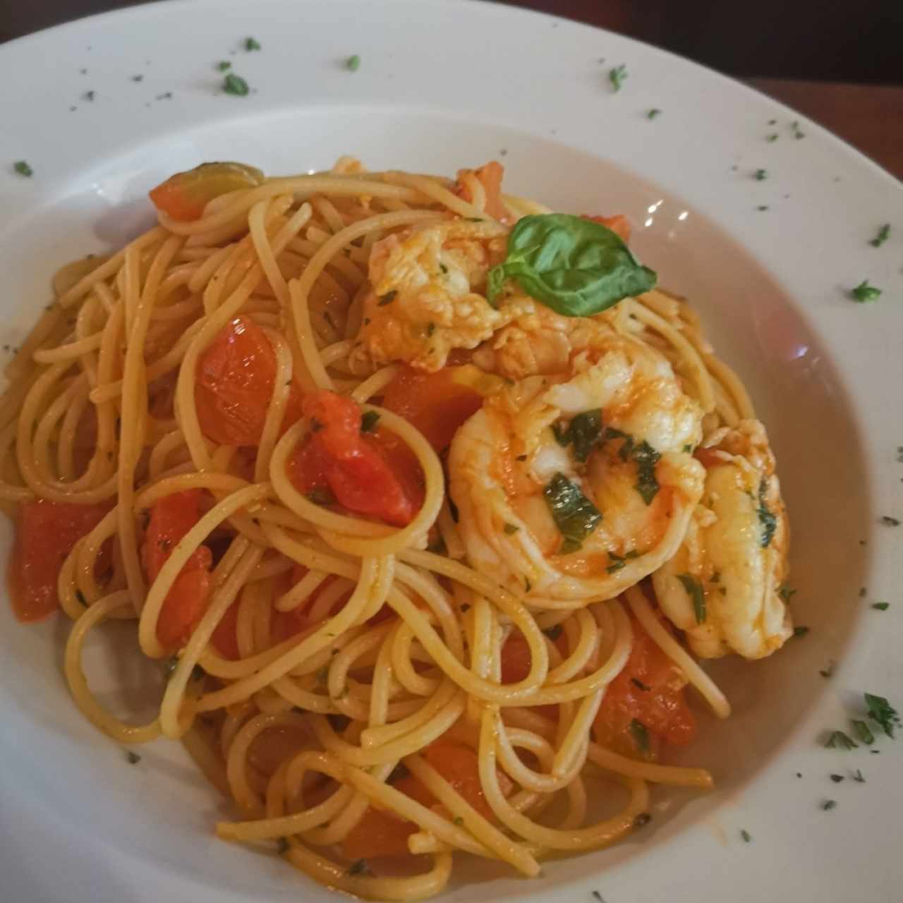 spaghetti con langonstinos