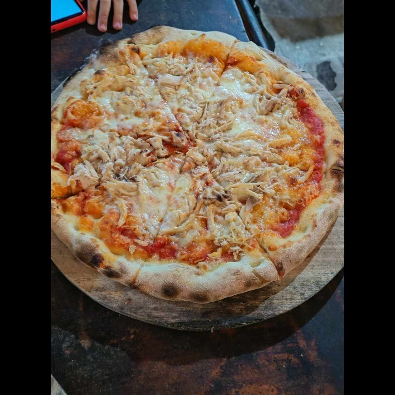 Pizza de pollo