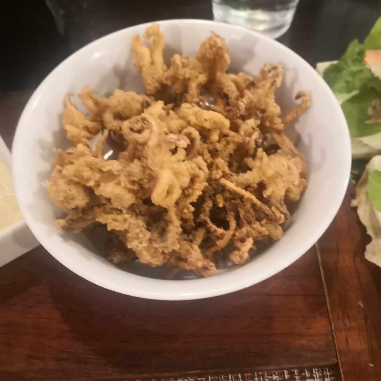 arañitas de calamar apanadas