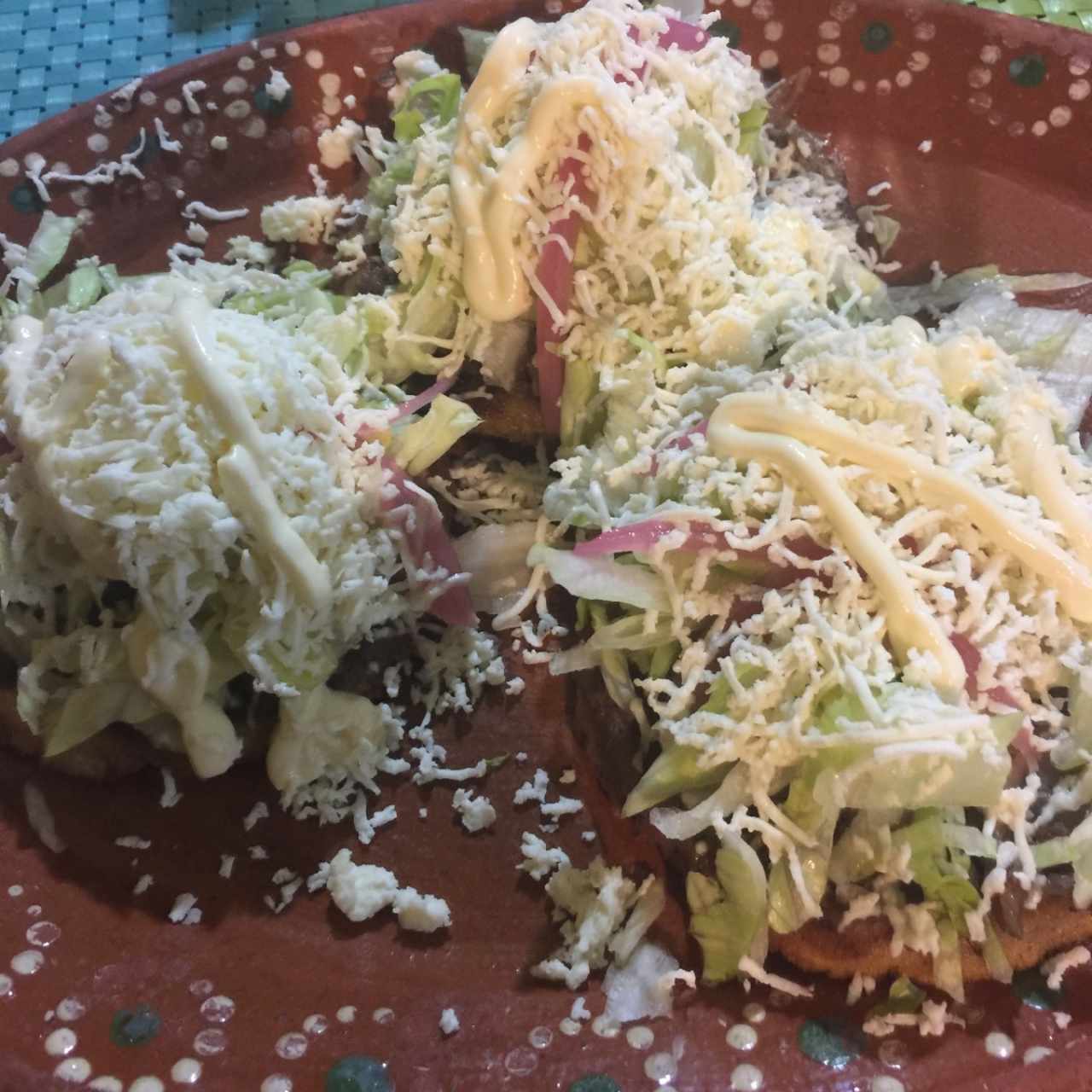 Sopes de carne