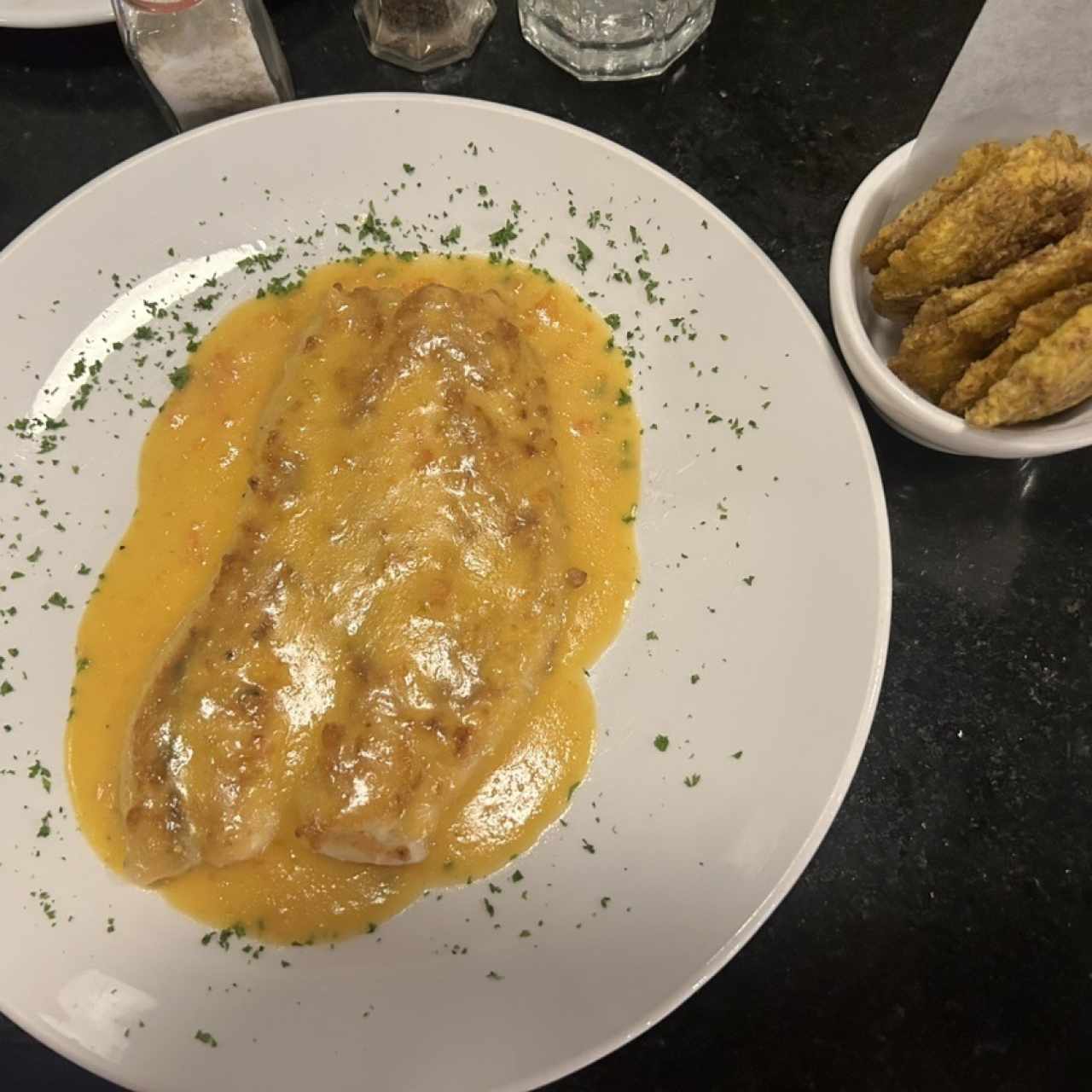 Corvina a la caribeña