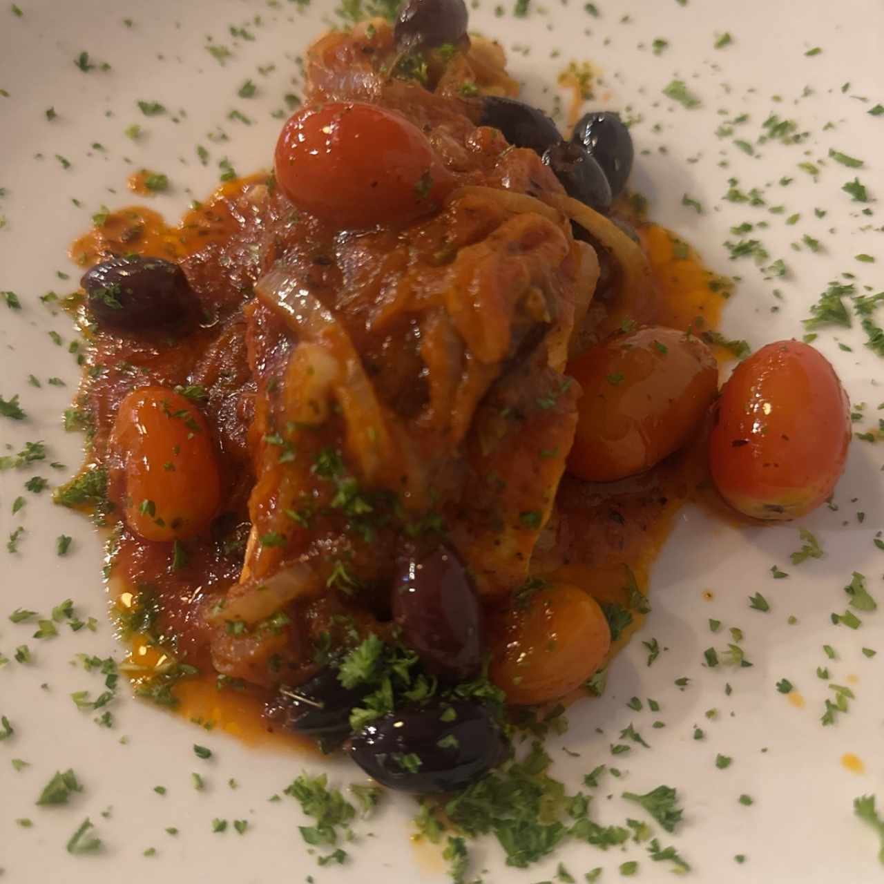 Salmón a la mediterránea 