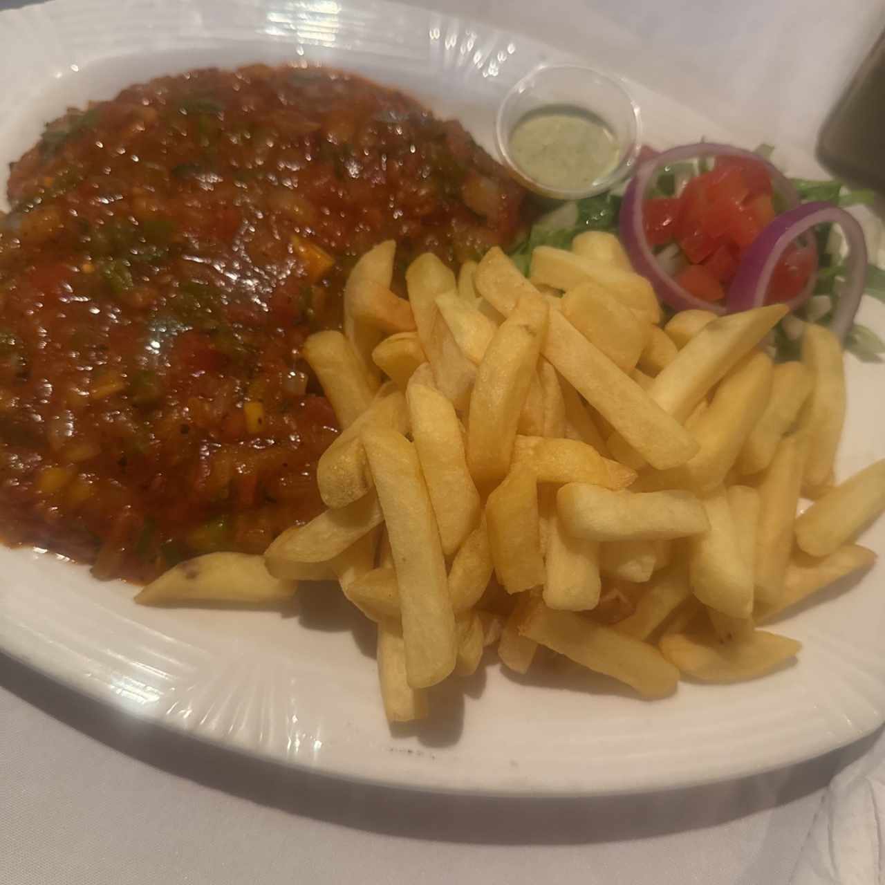 Corvina a la criolla 
