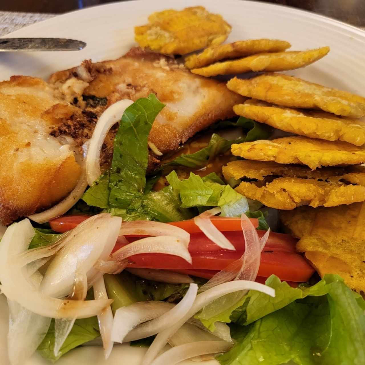 Filete de Corvina al Ajillo